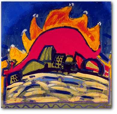 Halifax, oil on wood 1996