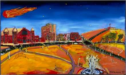 Comet Hale-Bopp, Oil 1997