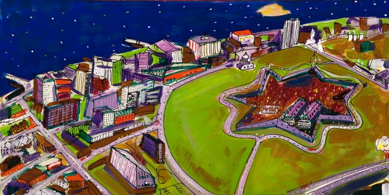 BrightCity IV: Large Kyle Jackson paintings