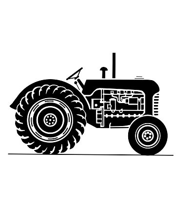 Old Fashioned tractor